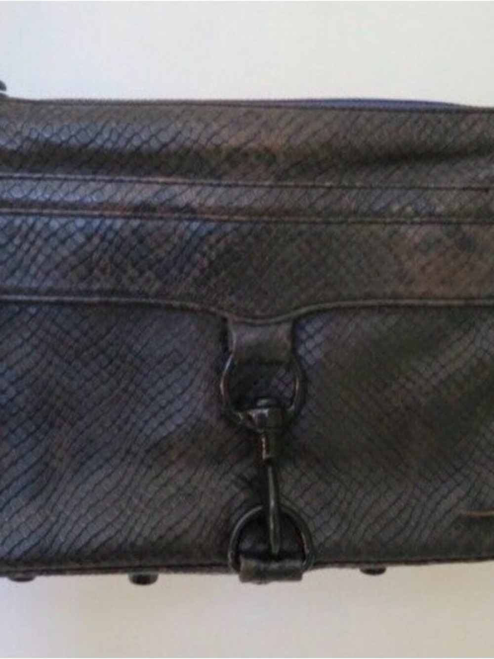 Rebecca Minkoff Mini Mac snakeskin crossbody